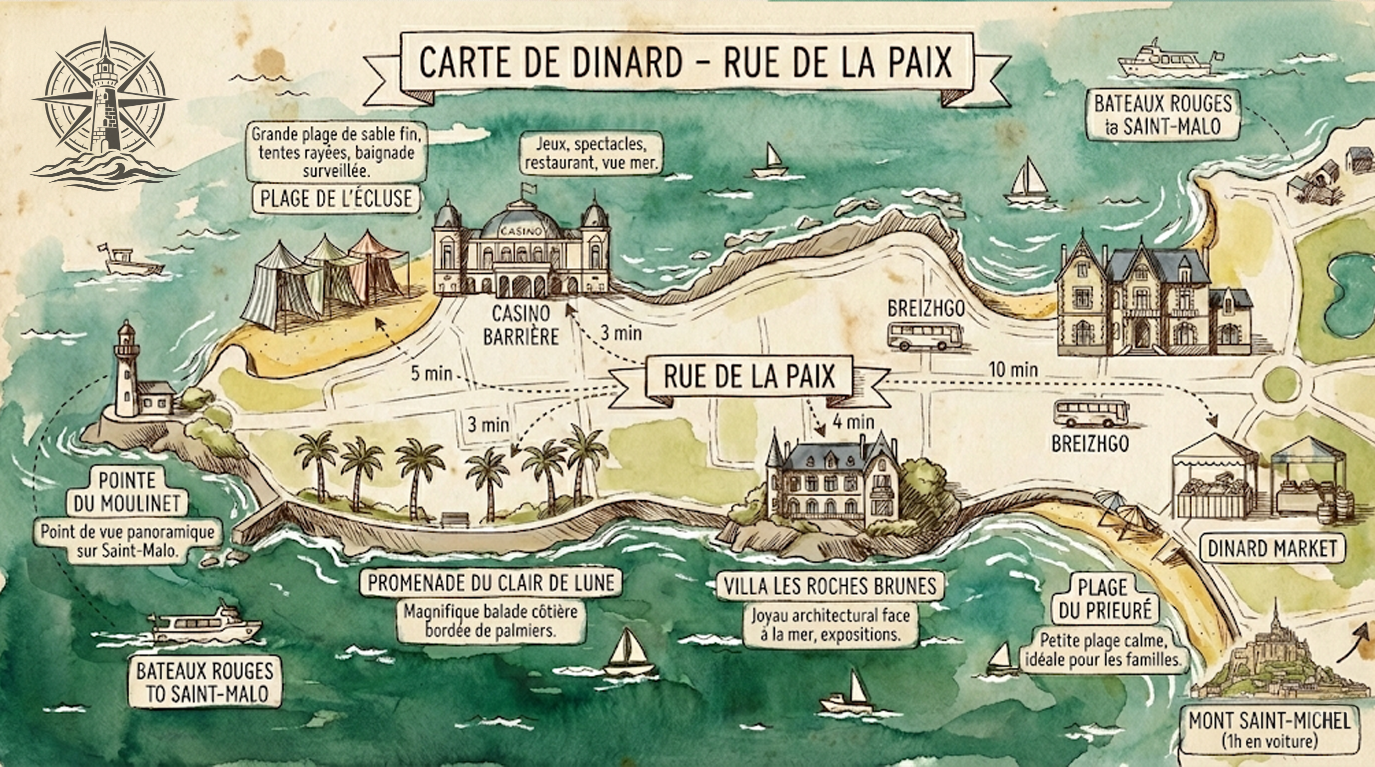 Carte de localisation - Dinard